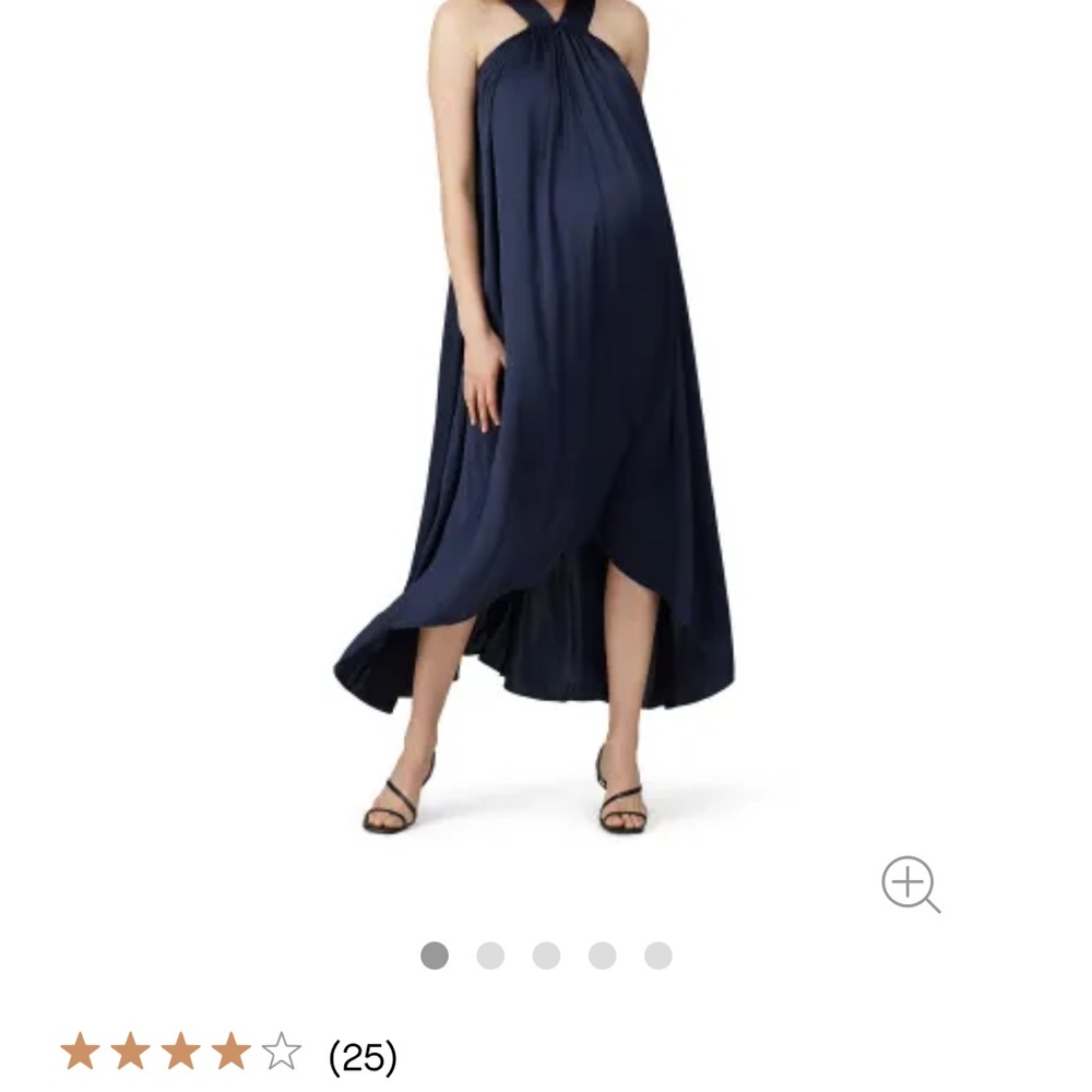 Hatch navy silk dress